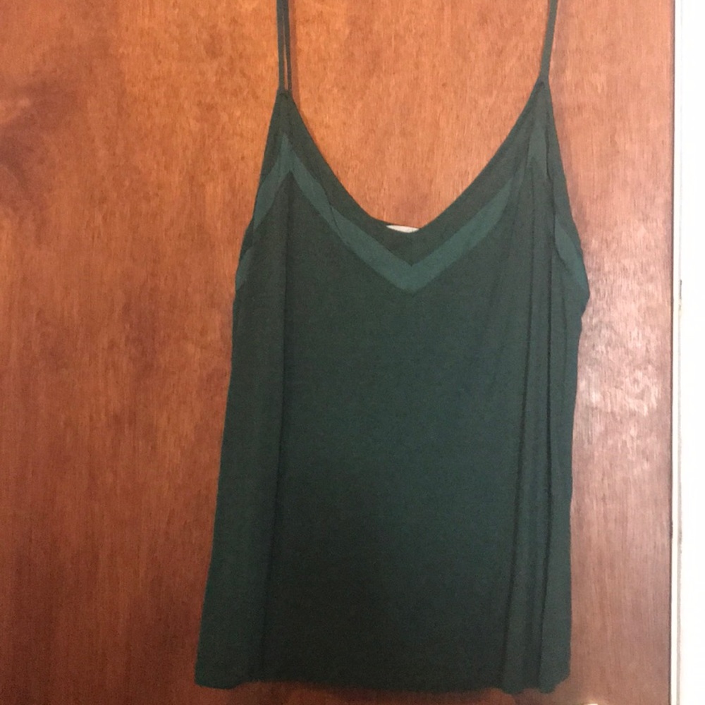 H&M green tank top medium